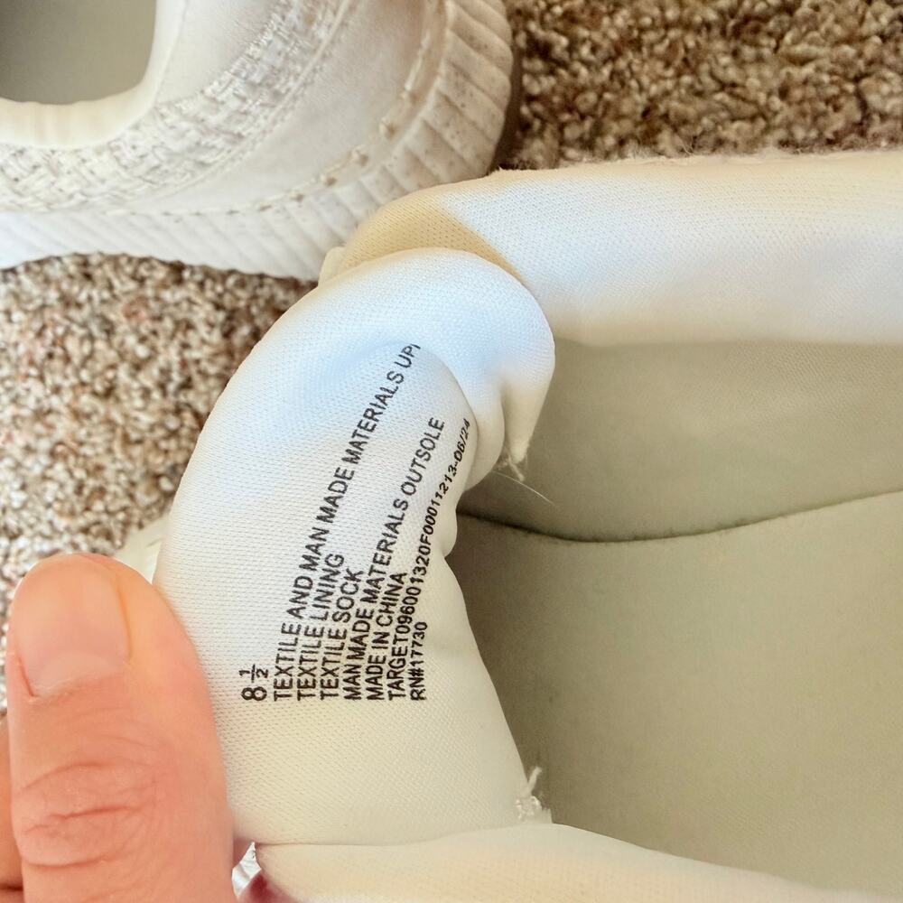 Universal Thread Dolen Woven Platform Comfort Sneakers - White Women's Size 8.5 - Picture 2 of 11